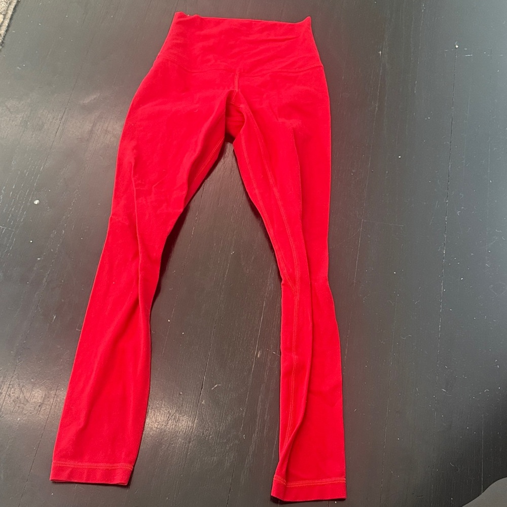 Lululemon Athletica align Red Leggings